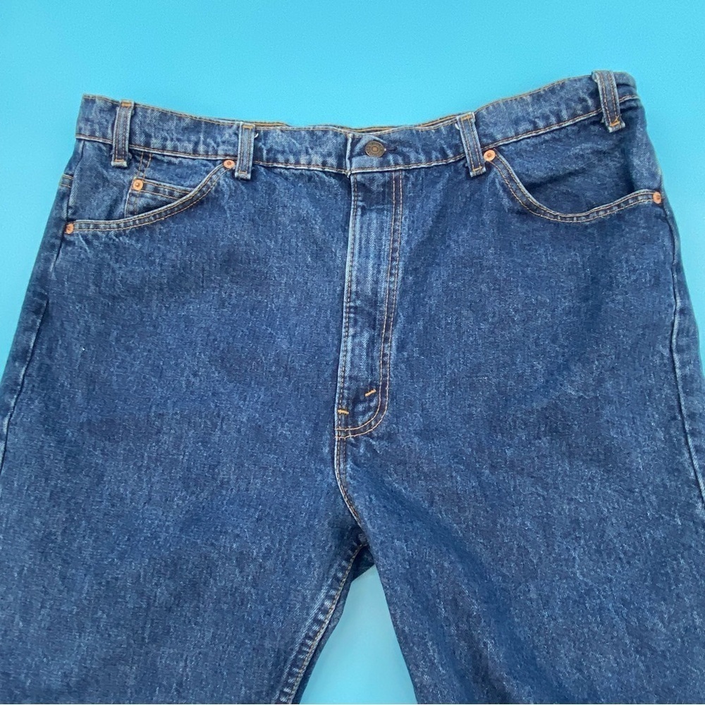 Vintage Levi’s 505 Orange Label Men's Blue Jeans Size 42x32”